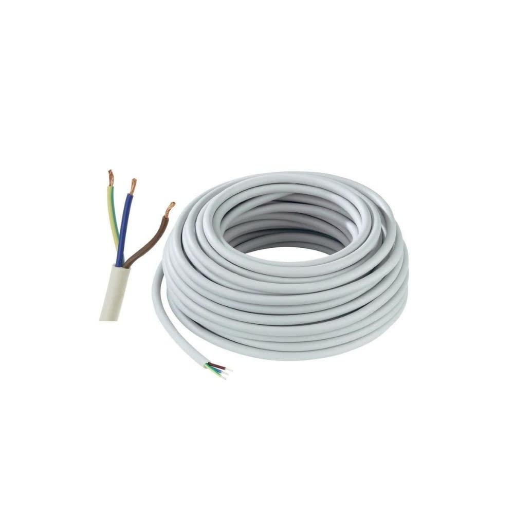 Cospex Flat 3 Core Copper Wires and Cables 1.5mm for Domestic and Industrial Electric Connections up to 1500 watts (Assorted Color) 10 Meter(with 1 year replacement warranty) (B0B97T1D2T) Amazon Price History, Amazon Price Tracker