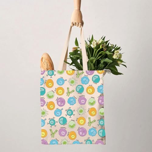 G2TUP Cell Biology Lover Gift Immunology Tote Bag Hematology Handbag Immune Cell Gift Microbiology Gift2