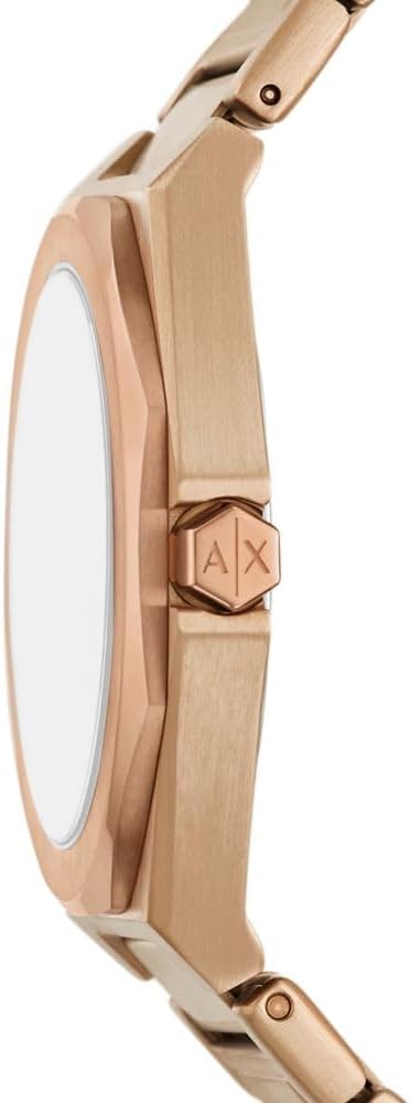 A|X Armani Exchange Women's Watch, Octagonal Three-Hand Watch for Women with Stainless Steel or Silicone Band - Image 3
