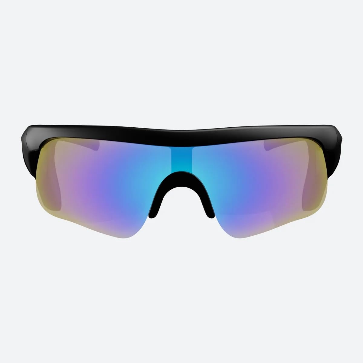 RYON Occhiali da sole Sportivi con BREVETTO EUROPEO Audio Smart Tecnologia VibeFlow™, Bluetooth 5.3, lenti polarizzate UV400, bassi potenziati, struttura impermeabile IPX5
