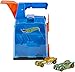 Hot Wheels GJL14 City Robo T Rex Megacity Parkgarage mit Spielzeug Dinosaurier inkl. 2 Spielzeugautos+01806 5er Pack 1:64 Die-Cast Fahrzeuge Geschenkset+GCF92 - Track Builder System Rennstarter