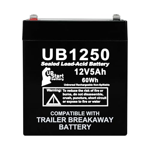 UB1250 12V 5Ah Trailer Brake Battery for RV & Towing