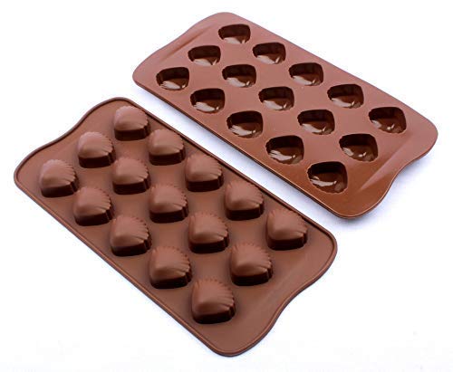 Image of Silicone Chocolate Mould| Cake Baking Mould | Bakeware Chocolate Moulds (SeaShell Moulds 1 Pack)
