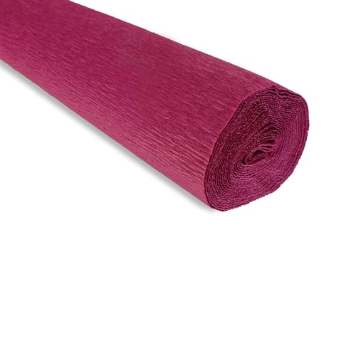 FloristryWarehouse Crepe Paper roll 180g (50 x 250cm) Wine (Shade 584)