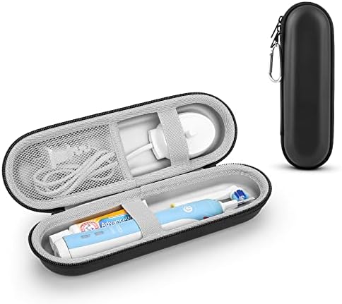 Case for Braun Oral B/Oral-b Pro/Philips Sonicare/Fairywill Sonic Electric Toothbrush with Accessories Storage, Portable Holder Travel Protective Cover (Blue)