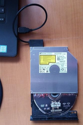 Image of USB 2.0 to 7+6 13Pin Slimline SATA Laptop CD /DVD ROM Optical Drive Charging Adapter