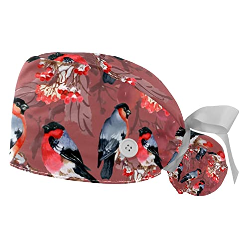 Casquettes de travail respirantes JDEZ lot de 2 chapeaux bouffants anti-transpiration