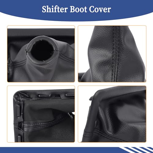Getfarway Shift Boot 8R3Z-7277-AA Shifter Boot Cover Fit for Ford Mustang 2005 2006 2007 2008 2009 Manual Transmission Gear Change Lever