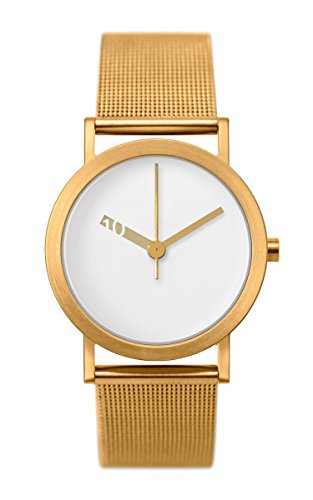 Projects Watches Normal Timepieces - Extra Normal - Gold Mesh Malla de Acero Oro Blanco Reloj, Pulsera, Pulsera, Pulsera