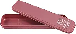 Porta Talheres Para Marmita Individual Portátil Estojo Bolsa Na Cor Rosa