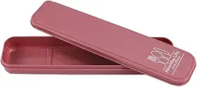 Porta Talheres Para Marmita Individual Portátil Estojo Bolsa Na Cor Rosa