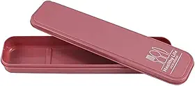 Porta Talheres Para Marmita Individual Portátil Estojo Bolsa Na Cor Rosa