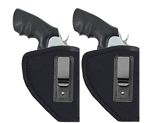 TACwolf 2 Pack Revolvers Holster Inside IWB Holster Waistband Fits Most J Frame