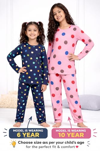 Image of NammaBaby Girl Cotton Night Suit Tshirt Shorts Capri Pyjama Set - Multipacks
