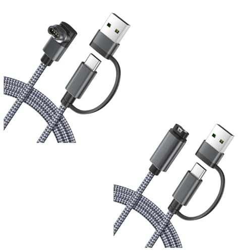 Cables para Garmin Itramax que evitan roturas gracias al conector en ángulo para Fenix 8 y Venu