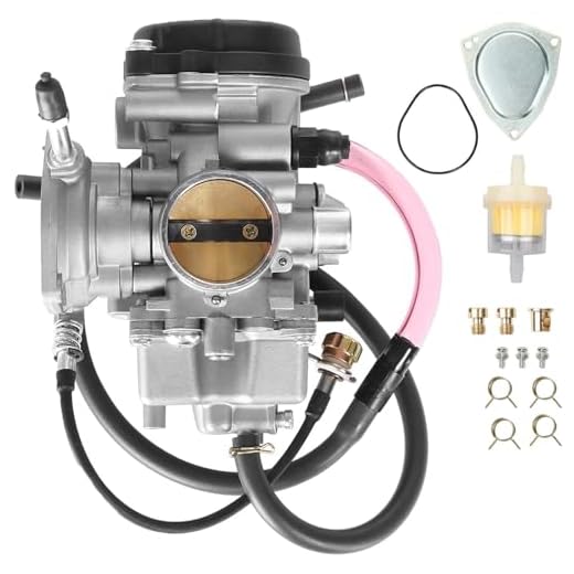 Carburetor Compatible with 2000-2006 Yamaha Big Bear 400 & Kodiak 400 YFM400, 2004-2006 Bruin 350, 2007-2012 Grizzly 350 450, 2006-2010 Wolverine 350 450 YFM 4x4 ATV Carb Replacement Parts