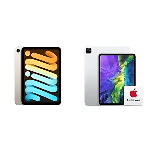 2021 Apple iPad Mini (Wi-Fi, 64GB) - Starlight with AppleCare+ (Renews Monthly Until Cancelled)