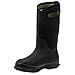 BOGS unisex child Classic High Waterproof Insulated Rubber Neoprene Rain Snow Boot, Black, 9 Toddler US