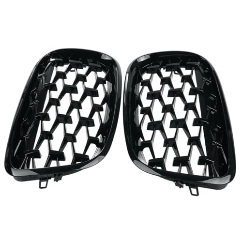 Parrilla delantera para X5 E70 2008-2013 con diseño de rejilla de riñón 3