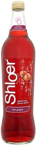 Shloer Sparkling Red Grape Drink 750ml (Pack of 4)