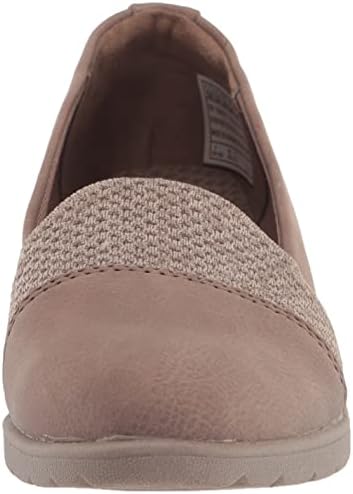 Skechers Modern Comfort Women's Women's Cleo Flex Wedge-SAY What Loafer Flat, Dark Taupe, 9.5 | Image 1
