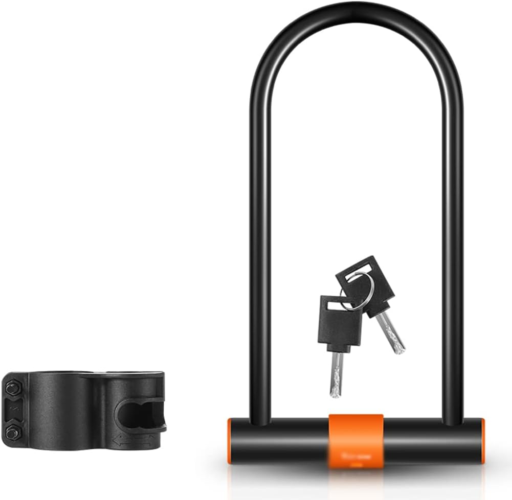 Heavy Locks U-Lock Lock Bicycle Lock Bicycle Electric Battery Car Motorcycle Portable Lock Riding Accessories 6in X 11.2in U-Locks for Bicycles