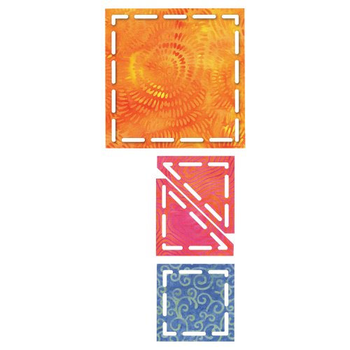 AccuQuilt GO! Baby Fabric Cutting Dies; Small Value Die