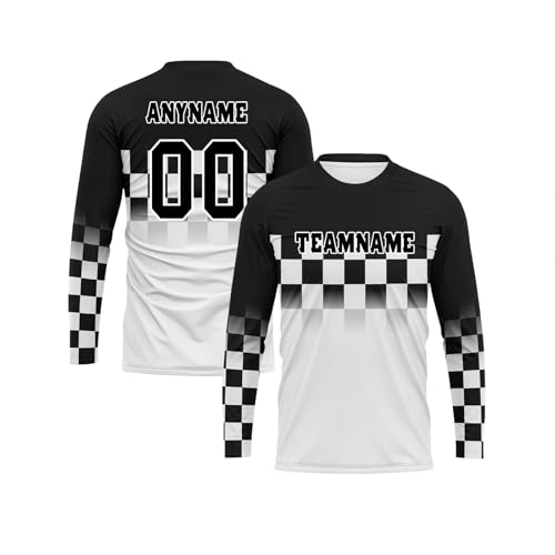 Onegam Custom Long-Sleeve Motocross Jersey, Personalized Racing Jersey Powersports Tops