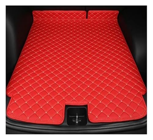 Tapis de coffre de voiture pour VW ID.4 X 2021-2023 | Protection arrière étanche rouge