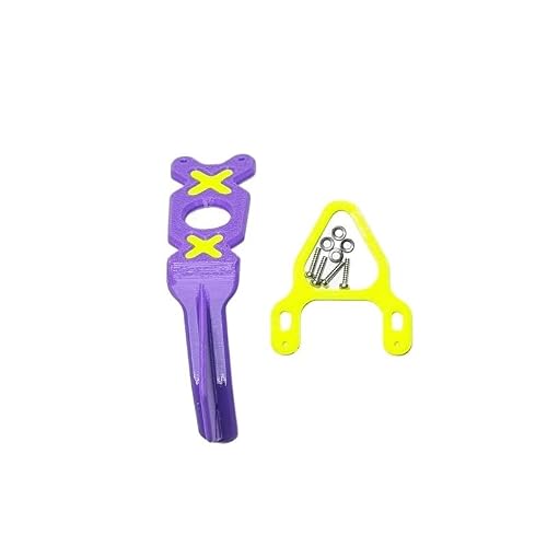 �݊���������܂� DJI Avata 2 3D �v�����g TPU �o�b�e���[�Œ�E���h�~�Z���o�b�N�� | �y�ʏ_��i�A�o�b�e���[�ʒu���b�N�ی암�i(Purple green)
