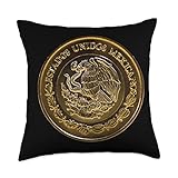 Mexican Peso Centavo Coin Gift Mexicano Mexico Tijuana Guey Throw Pillow