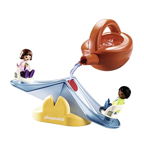 Balançoire aquatique Playmobil 1.2.3 avec arrosoir pour enfants Neuf - vue 8