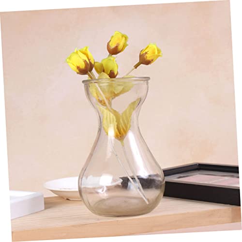 Artibetter 4pcs Hyacinth Vase Crystal Decorations for Home Retro Decor Miniture Decoration Hydroponic Vase Hyacinth Flower Vases Small Flower Vases Glass Transparent Glass Flower Vase Adorn - Image 3