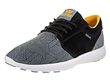 Supra Mens Hammer Run Black Blue Print White Shoes