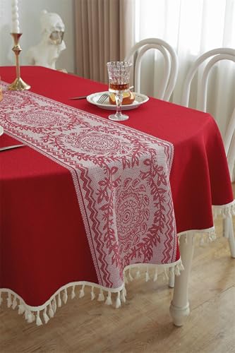 Nappe de table rectangulaire lavable pour sublimer vos dîners