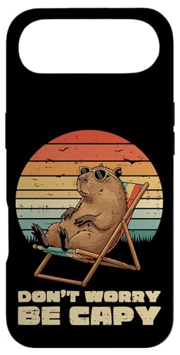 Capybara Dont Worry Be Capy g ~[  Y fB[X LbY X}zP[X iPhone Air p