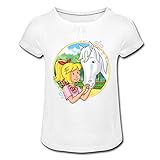 Dieses Shirt fällt sehr klein aus. Bitte unbedingt folgende Angaben zu Länge x Brustweite beachten: 4 Jahre - 40 x 29 cm, 6 Jahre - 43 x 31 cm, 8 Jahre - 46 x 33 cm, 10 Jahre - 49 x 35 cm, 12 Jahre - 52 x 37 cm; Shirt flach liegend gemessen