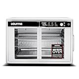 Gourmia French Door Digital Air Fryer Oven - XL 37QT Capacity, 12 Presets, FryForce 360° Tech, Dehydrate, Proof, Slow Cook, Fits 13” Pizza, 1700W, White