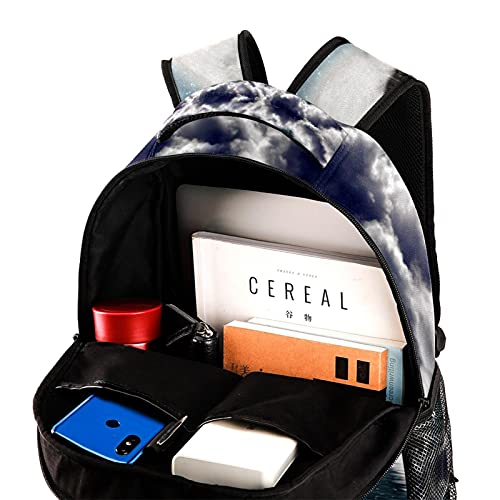 Sac à dos voyage avec porte-bouteille pour l'école et sorties - 4