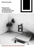  Programme Und Manifeste Zur Architektur Des 20. Jahrhunderts: 1