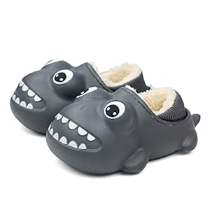 ESTAMICO Girls Slippers Cute Cartoon Animal House Warm Slipper Kids Waterproof Anti-Slip Indoor Shoes