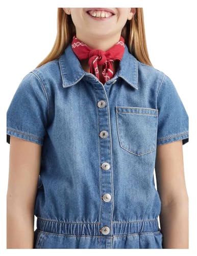 Tuta Denim LEVIS de Algodón Completa con Cierre de Botones en Azul Clásico 2