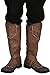Produktbild Herren Knie Hoch Stiefel Boots Brown PU Schuhe Cosplay Kostüm Karneval Verrücktes Kleid Für Erwachsene 43