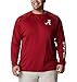 Columbia NCAA Alabama Crimson Tide Men's Terminal Tackle Long Sleeve Shirt, X-Large, ALA - Red Velvet/White