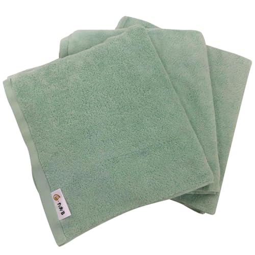 泉州タオル(Senshu towel) e-たおる ミニバスタオル 3枚(グリーン)34cm×120cm 国内製造