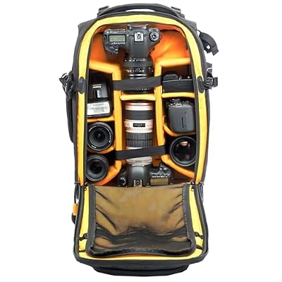 VANGUARD ALTA FLY 55T G2 DSLR Camera Backpack, 8 Wheel Spinner/Trolley, Black