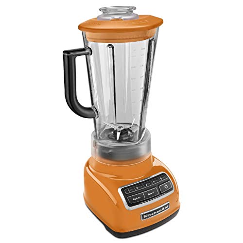 KitchenAid KSB1575TG 5-Speed Diamond Blender with 60-Ounce BPA-Free Pitcher, Tangerine