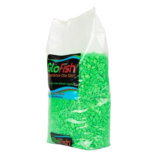 Image of GloFish Aquarium Gravel, Green Fluorescent, 5-Pound