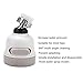 Movable Kitchen Tap Head, 360° Rotatable Water Spray ABS Sink Faucet Spray Head Tap,Splash Filter Water Saving Pressurization Nozzle Bubbler Connector, 3 Modes Adjustment (Pack of 2,White)