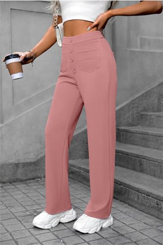 Flexipants - Women's Casual High Waist Stretch Pants, Bloomydove Flexipants - Women's Casual High Waist Stretch Pants4
